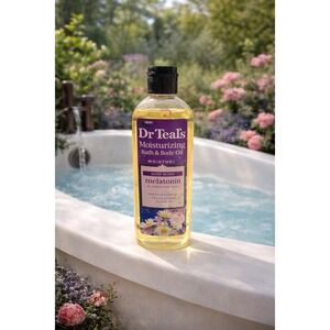 Dr. Teals Moisturizing Bath & Body Oil Melatonin Sleep Blend 8.8fl oz